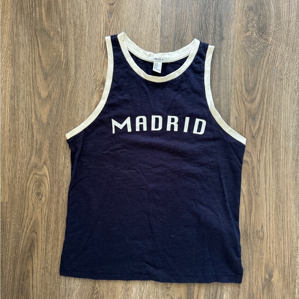 Vintage Forever 21 Madrid Tank M